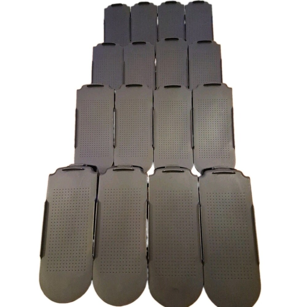 ​Lot of 16 Adjustable Shoe Slot Organizer Space Saving Closet Storage Rack Black